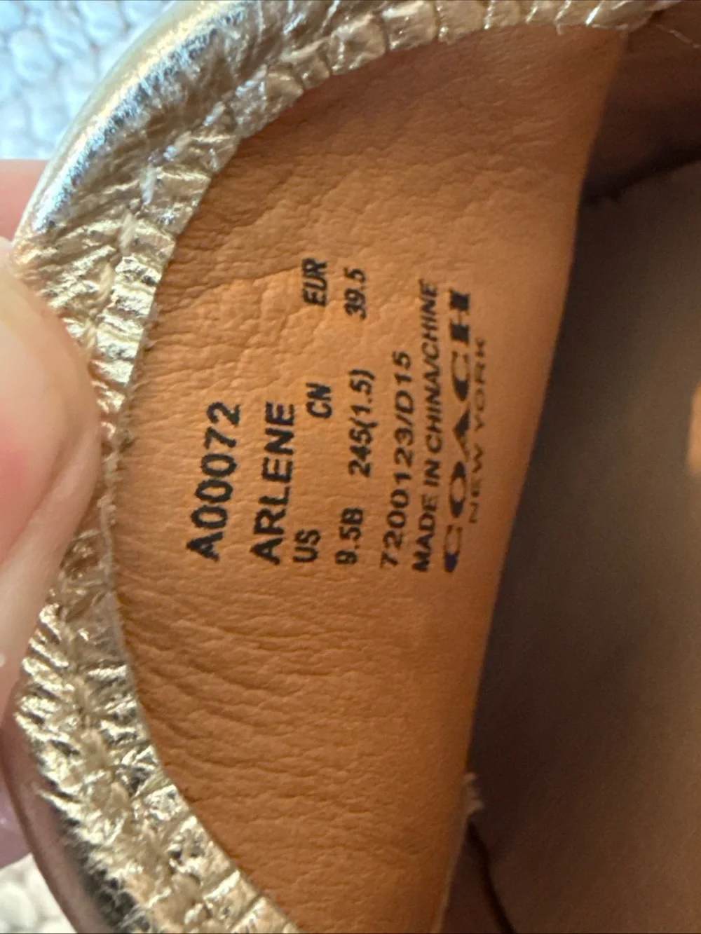 Coach woman’s loafers